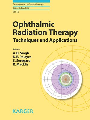 cover image of Ophthalmic Radiation Therapy